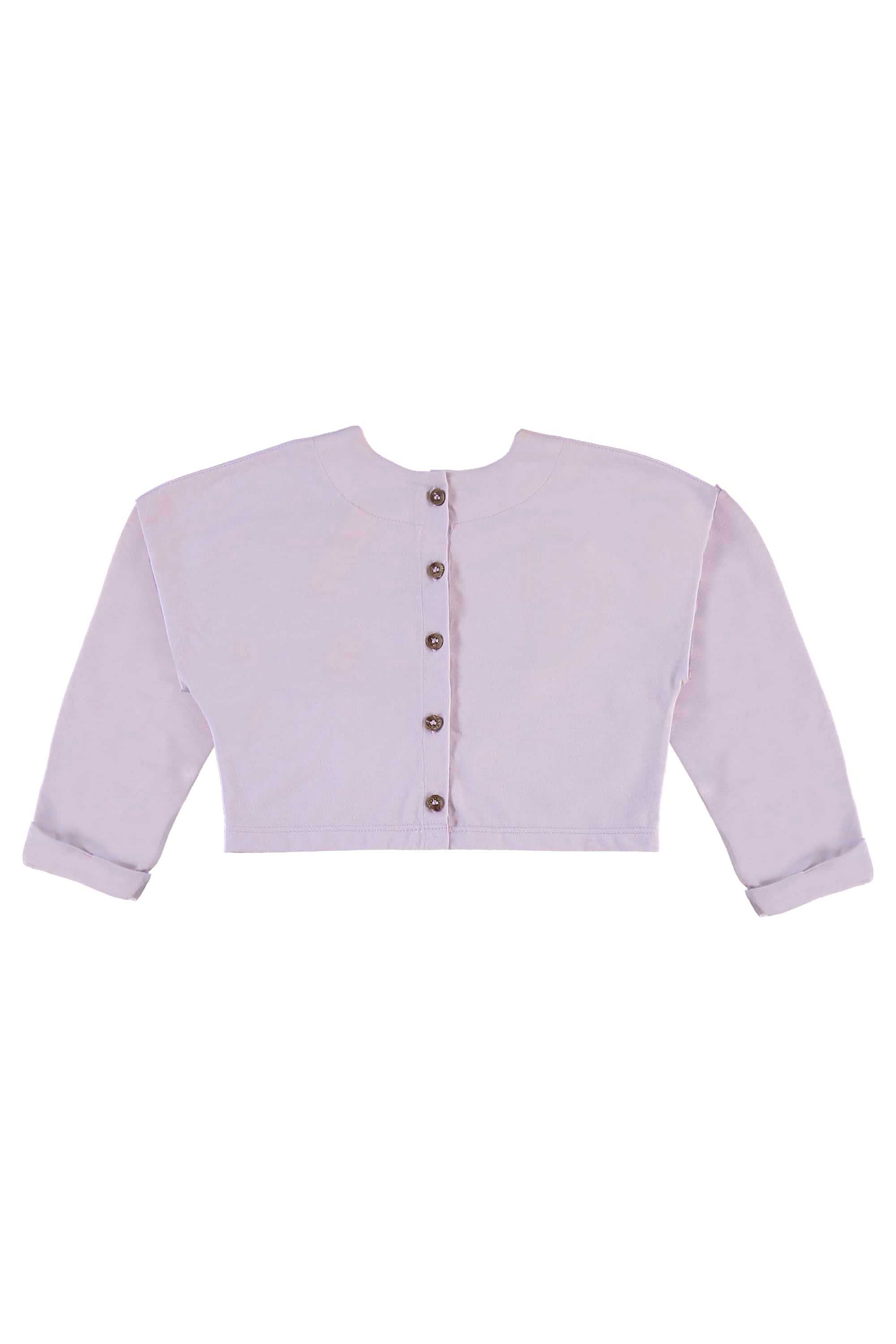 Conjunto Infantil com Cropped e Calça Safári Encantado (Roxo) Três e Já - Imagem 7